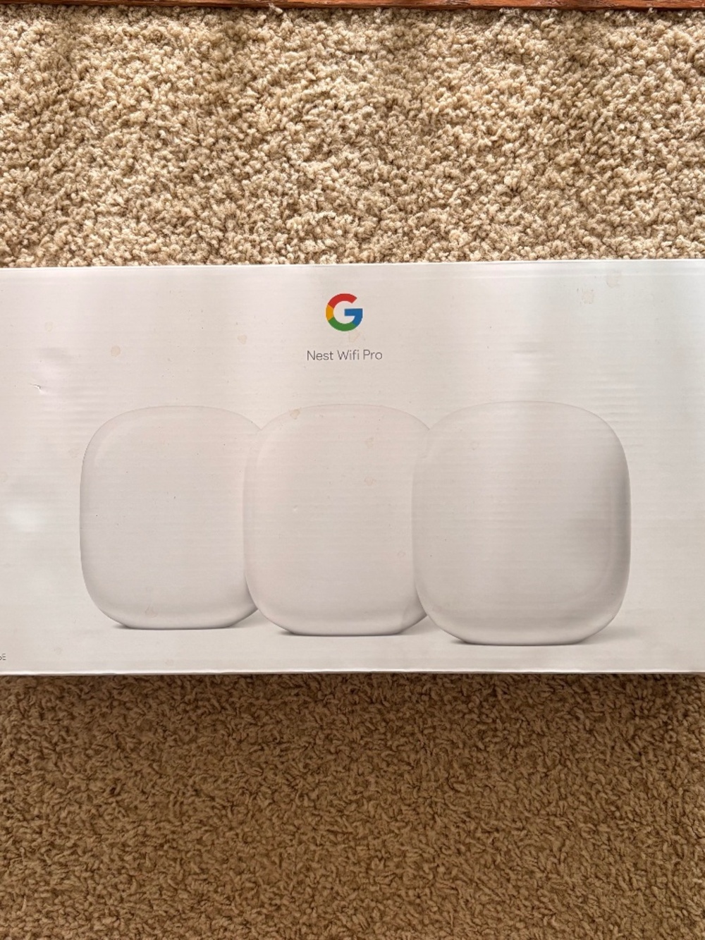 Google Nest Wifi Pro 6E Mesh Router 3-pack (Snow)